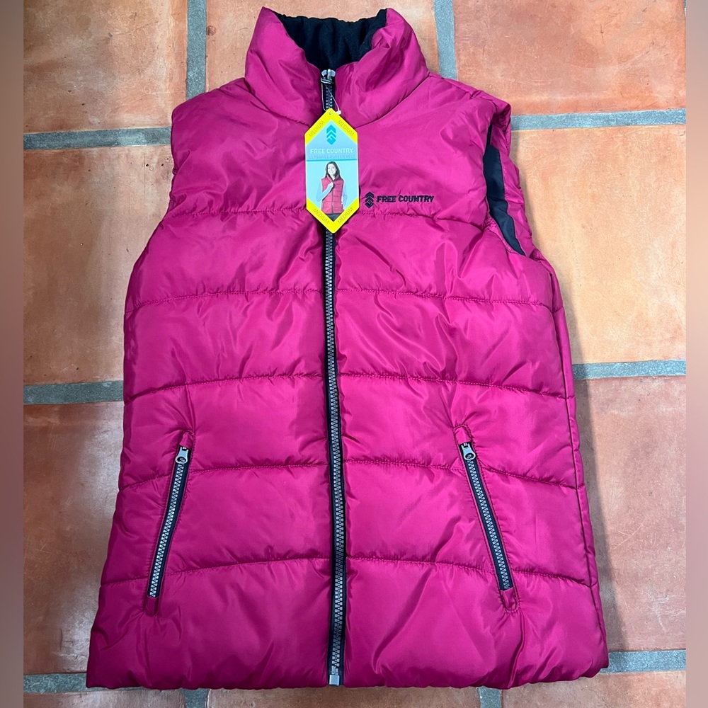 Free Country Puffer Vest NWT